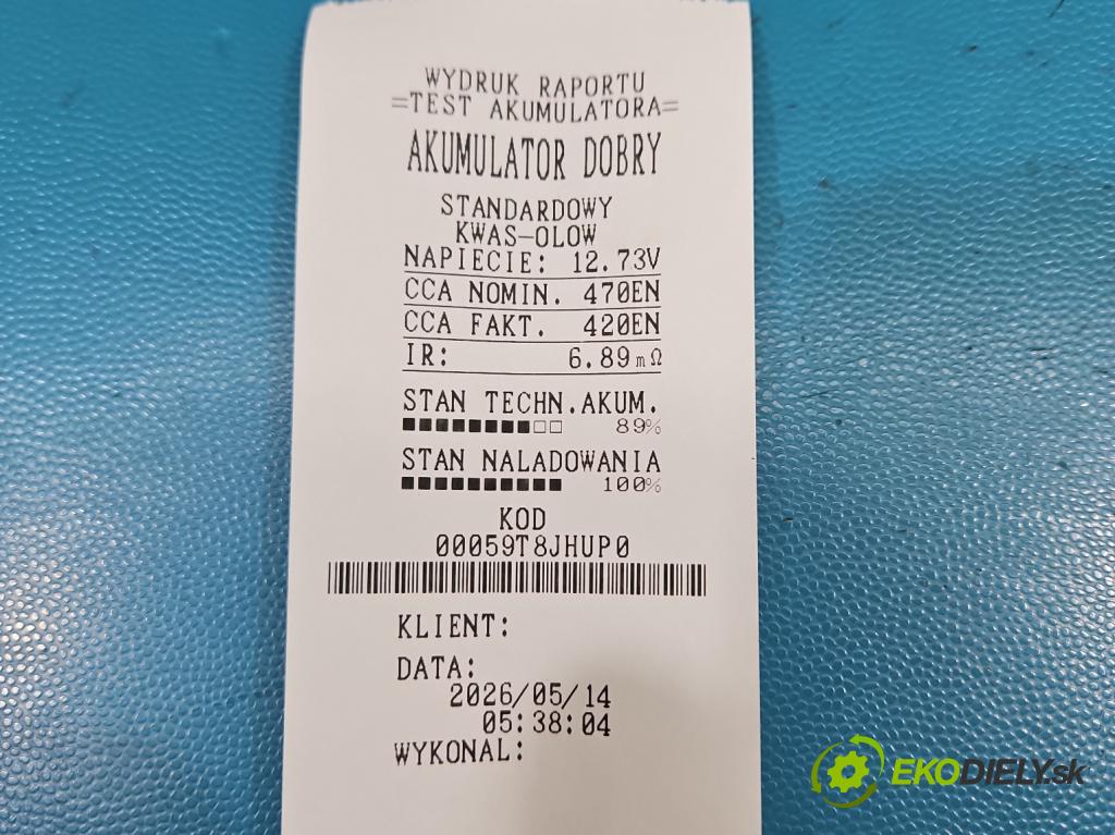 Nissan Micra K13 2010-2017 1.2 12V 80 hp manual 59 kW 1198 cm3 5- Akumulator automobilový