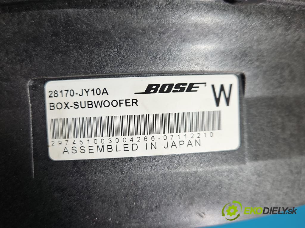 Renault Koleos I 2008-2016 2.0 dci 173KM manual 127 kW 1995 cm3 5- Subwoofer: 28170-JY10A (Audio zariadenie)