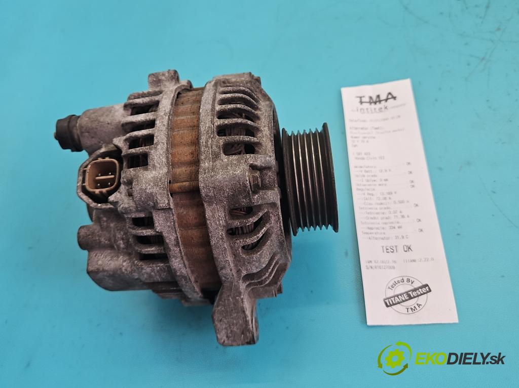 Honda Civic VII 2000-2006 1.4 16V 90 hp manual 66 kW 1396 cm3 5- Alternator A5TA7091 (Alternátor)