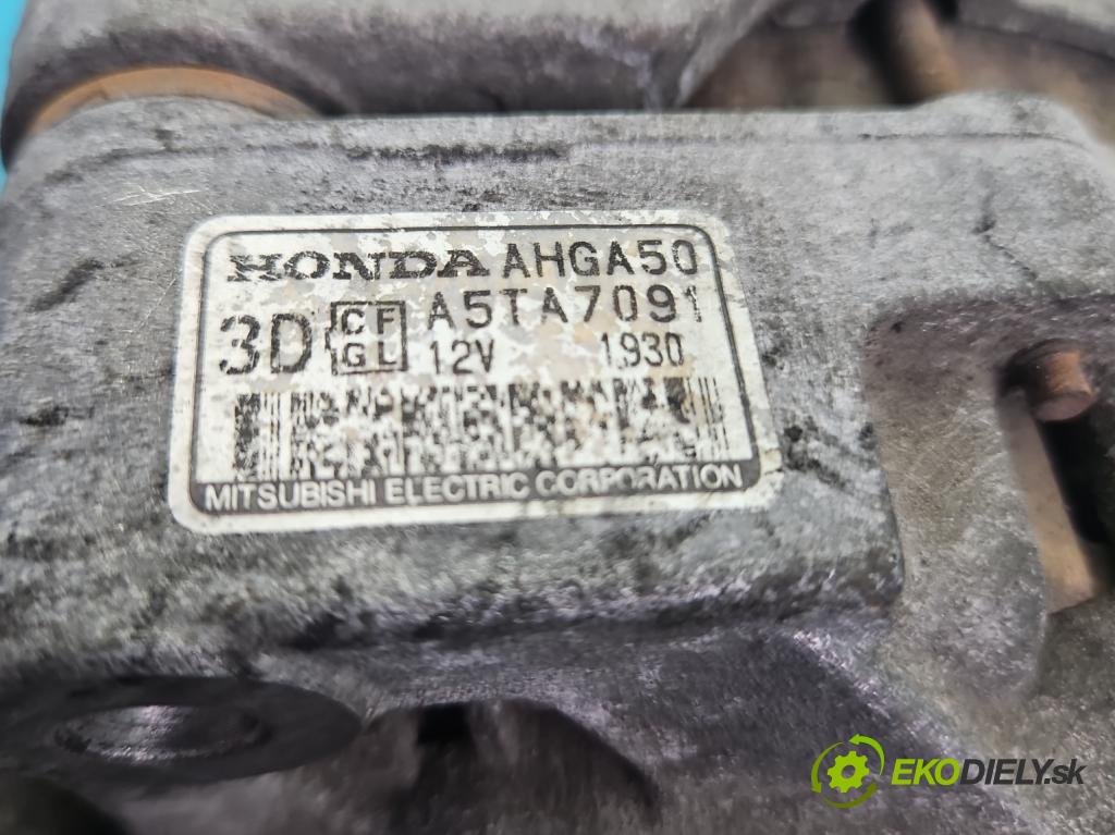 Honda Civic VII 2000-2006 1.4 16V 90 HP manual 66 kW 1396 cm3 5- Alternator A5TA7091 (Alternátor)