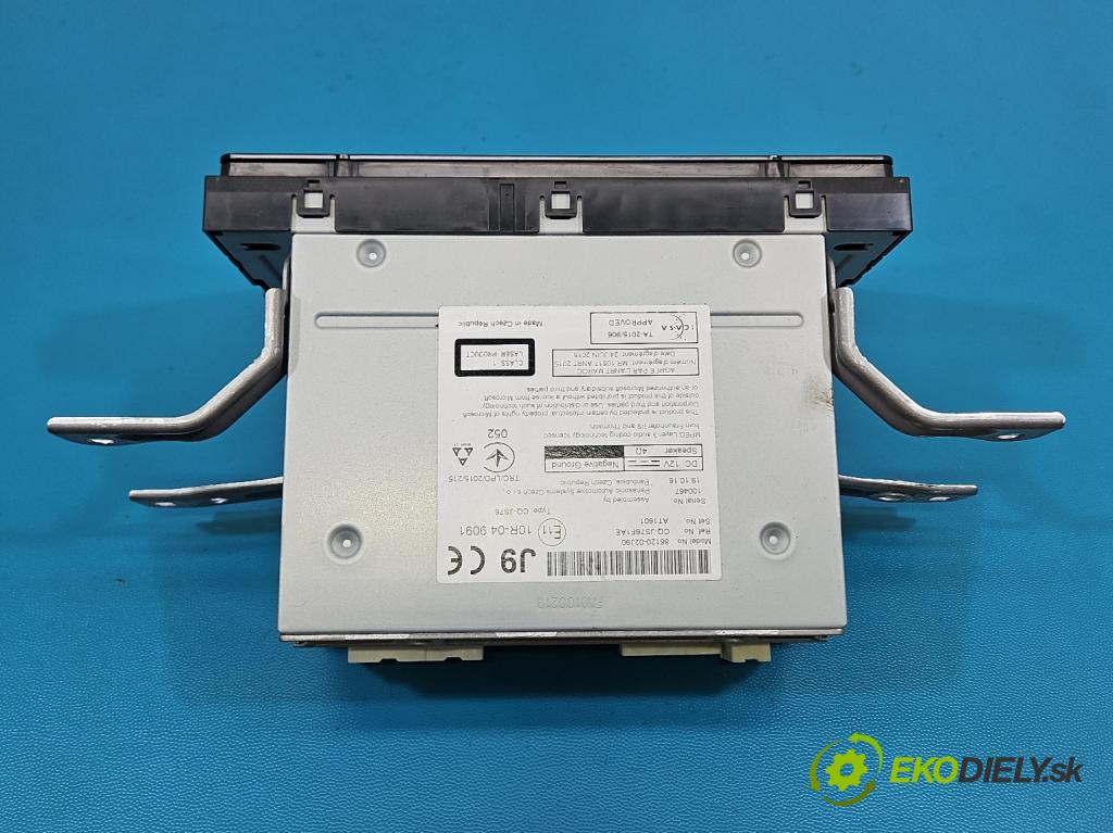 Toyota Corolla E16/E18  2013-2019 1.3 16V 99 HP manual 73 kW 1329 cm3 4- Radio originál 86120-02J90