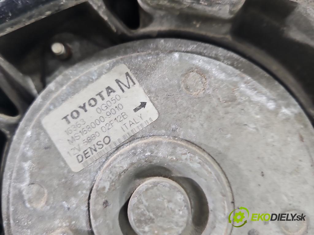 Toyota Avensis II T25 2003-2008 2.0 D4D 116 HP manual 85 kW 1995 cm3 5- Ventilátor chladiča 163630G060-A