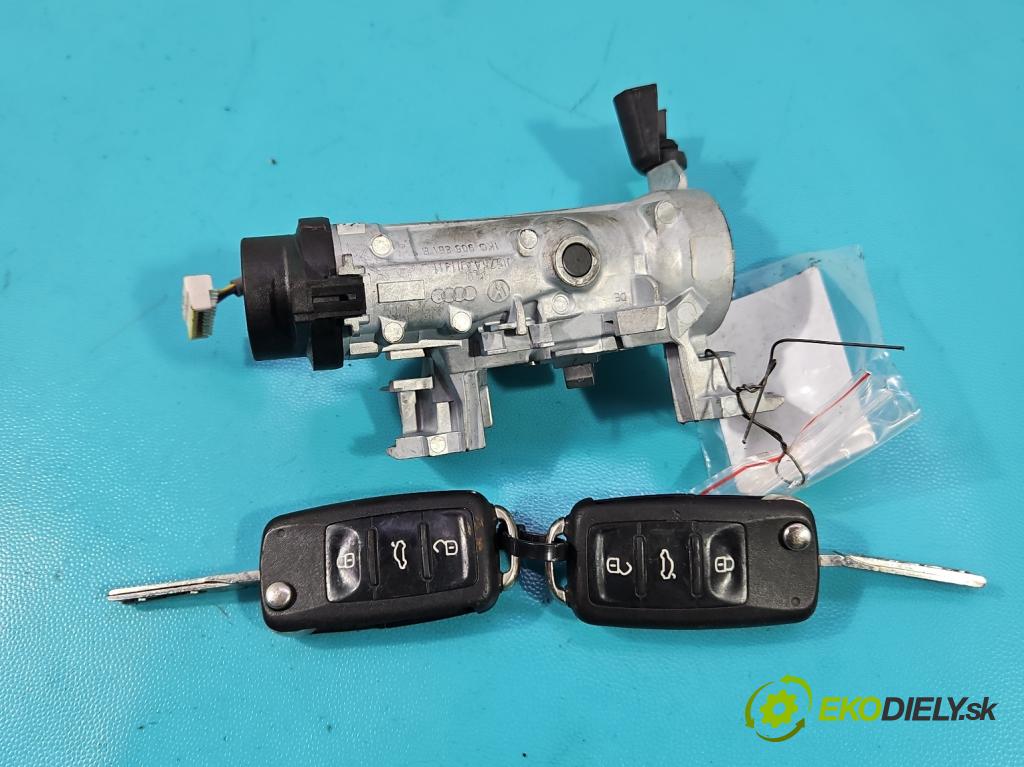 Vw Golf VI 2008-2013 1.2 TSI 105 hp manual 77 kW 1197 cm3 5- spínací skříňka 1K0905851B (Spínací skříňka)