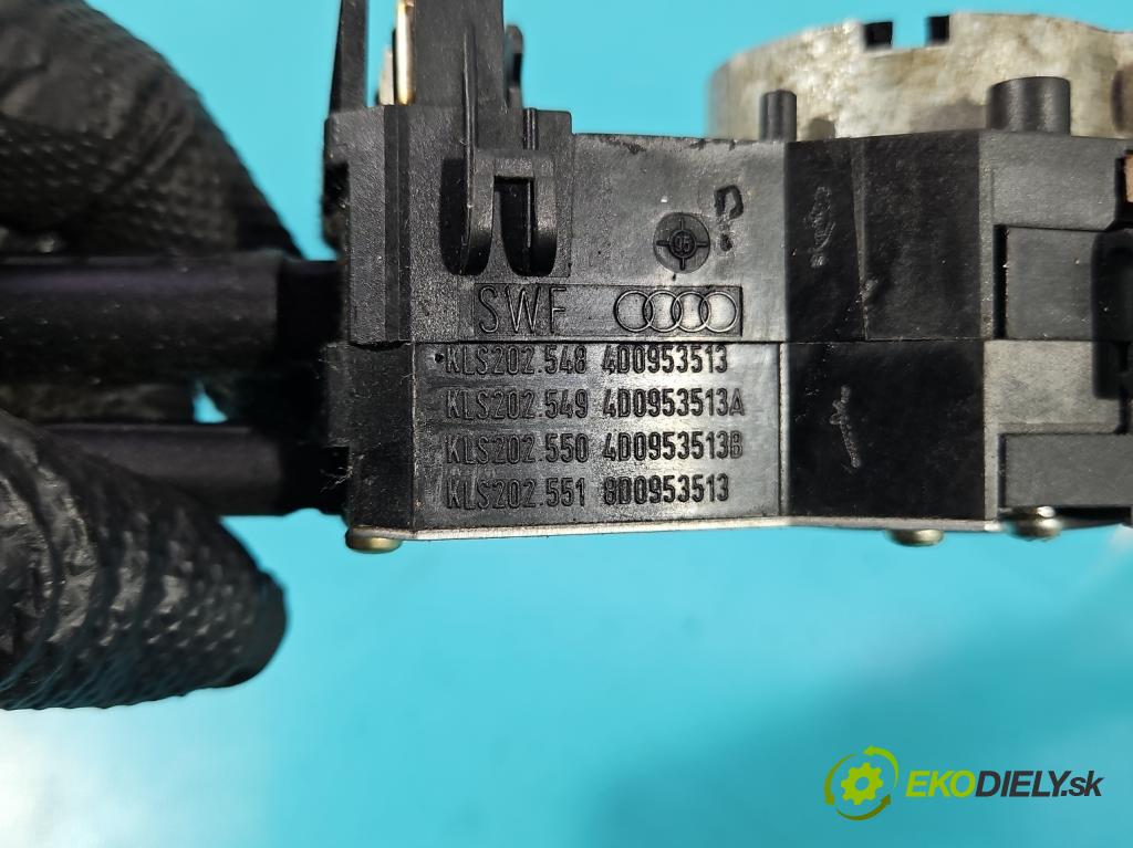 Audi A4 B5 1994-2001 1.9 tdi 90 HP manual 66 kW 1896 cm3 4- prepínač komplex: 4D0953513 (Prepínacie páčky pod volantom)