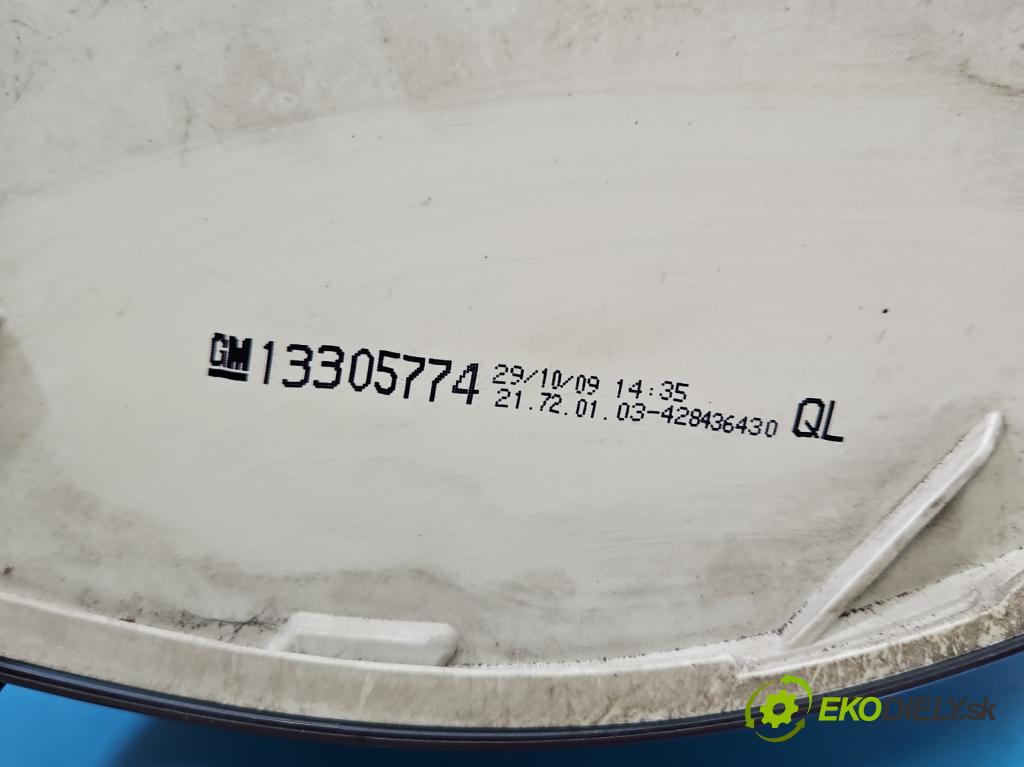 Opel Zafira B 2005-2014 1.7 cdti 110 HP manual 81 kW 1686 cm3 5- svetlo / reflektor zadné ľavé 13305774 (Kľučka dverí ostatné)