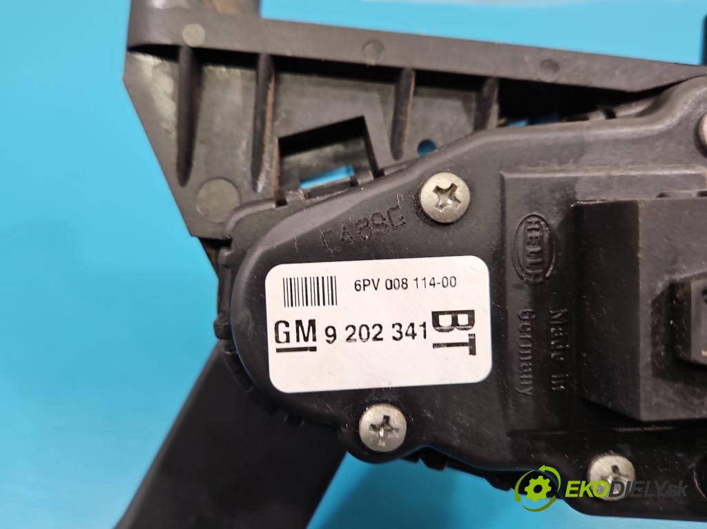 Opel Zafira B 2005-2014 1.7 cdti 110 HP manual 81 kW 1686 cm3 5- pedal plyn potenciometr: 9202341BT