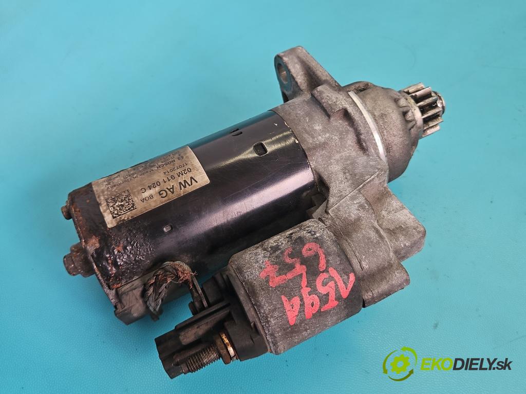 Vw Caddy III 2K 2003-2020 2.0 tdi 140 HP manual 103 kW 1968 cm3 5- štartér 02M911024C (Štartér)