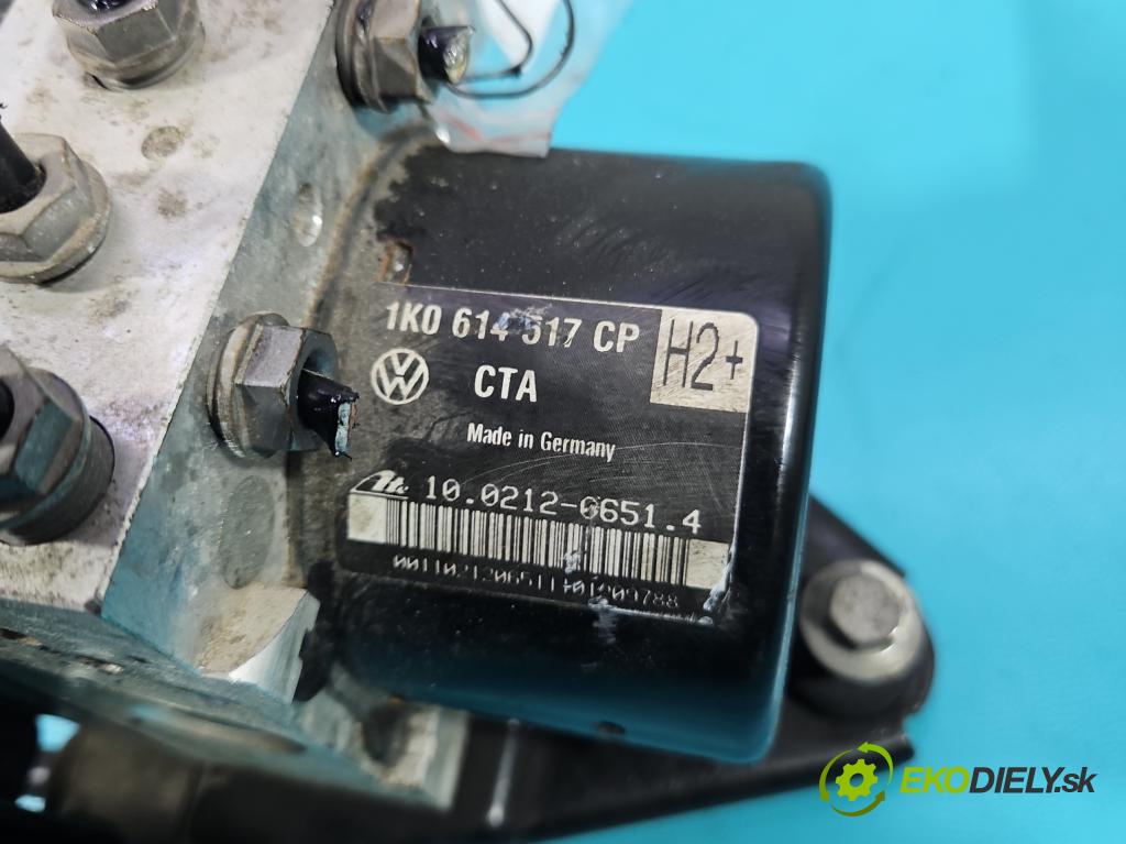 Vw Golf VI 2008-2013 1.2 TSI 105 HP manual 77 kW 1197 cm3 5- čerpadlo abs 1K0907379BE (Pumpa ABS)