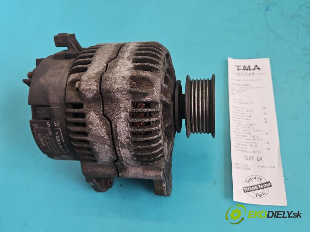 Vw Transporter T4 1990-2003 2.4d 77 hp manual 57 kW 2370 cm3 5- Alternator 0123320024 (Alternátor)