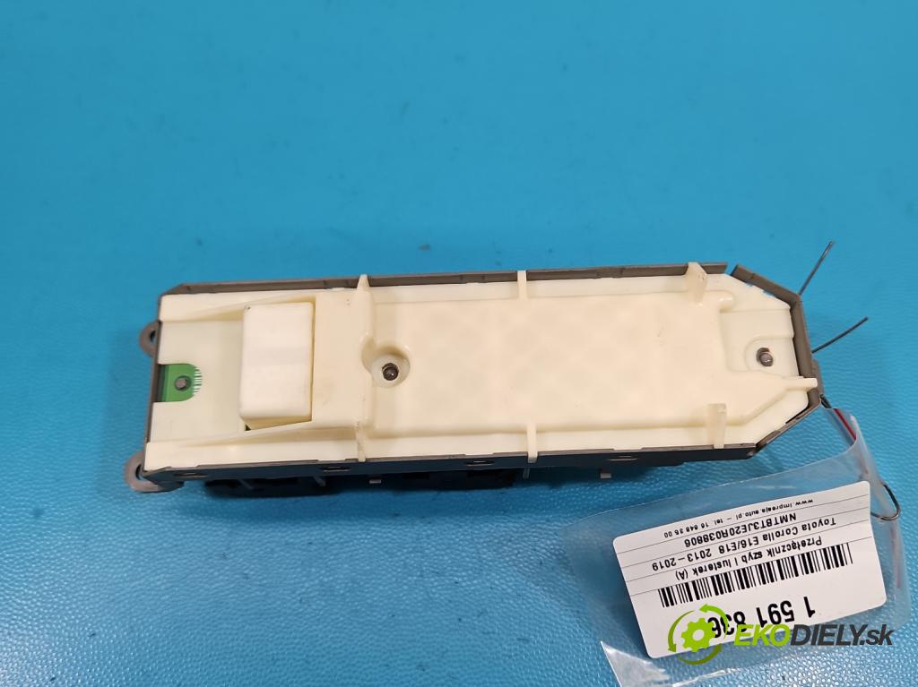 Toyota Corolla E16/E18  2013-2019 1.3 16V 99 HP manual 73 kW 1329 cm3 4- prepínač okien spätných zrkadiel