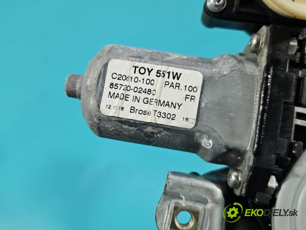 Toyota Corolla E16/E18  2013-2019 1.3 16V 99 hp manual 73 kW 1329 cm3 4- mechanismus stahování přední levý 69820-02620-00