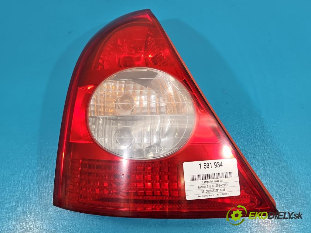 Renault Clio II 1998-2012 1.2 16V 75 hp manual 55 kW 1149 cm3 3- světlo zadní levé 8200071413G (Klika dveří ostatní)