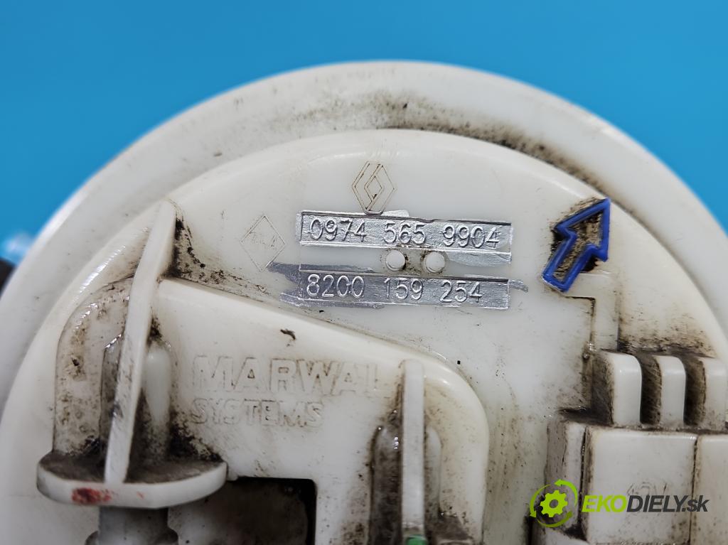 Renault Clio II 1998-2012 1.2 16V 75 HP manual 55 kW 1149 cm3 3- čerpadlo palivo 8200159254