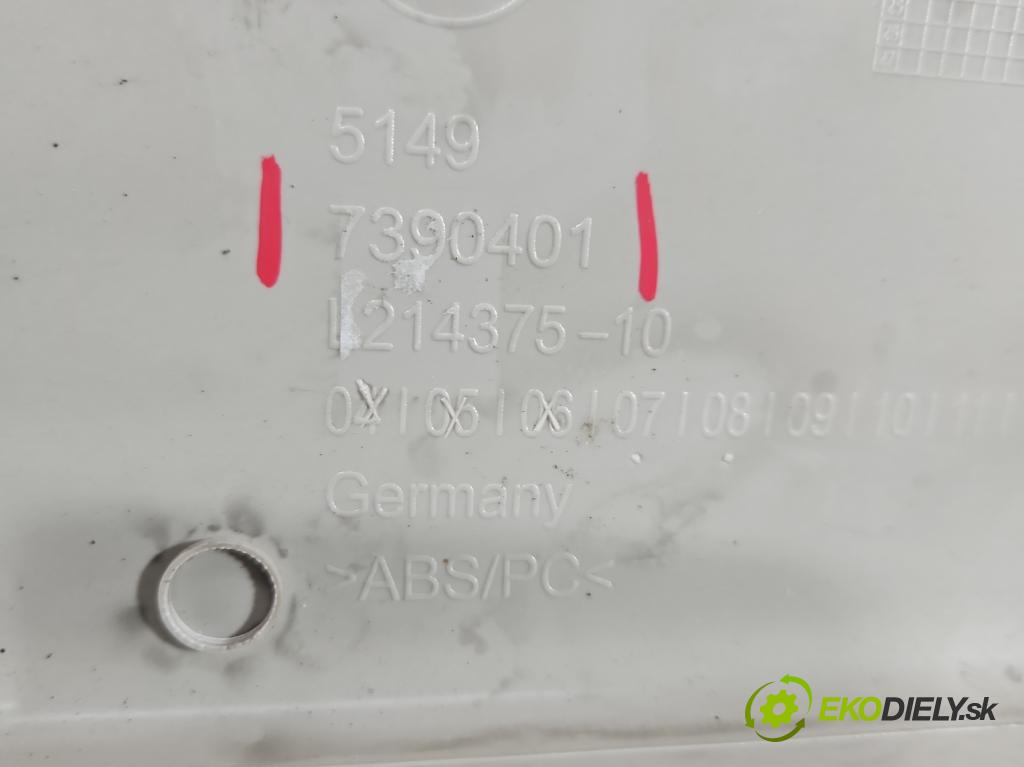 Bmw 5 G30 2017-2024 2.0d 190 HP automatic 140 kW 1995 cm3 5- Čalounictví: kufrové dvere 7390401