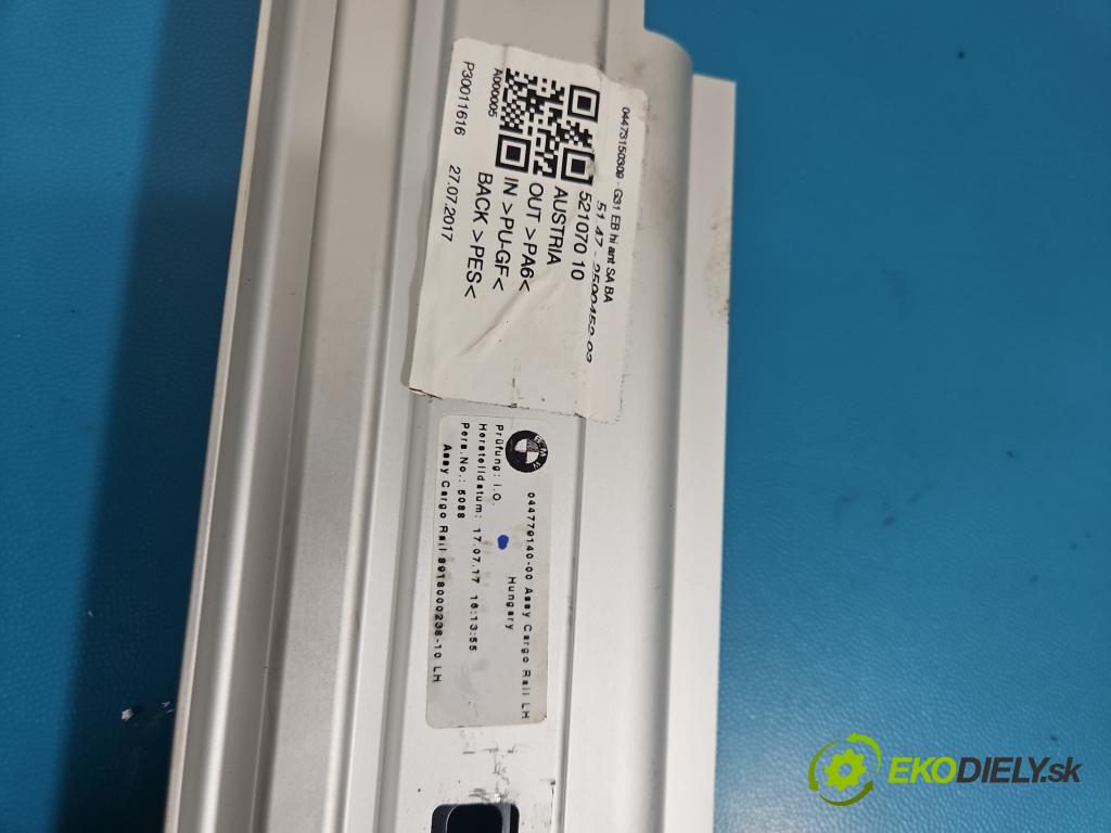 Bmw 5 G30 2017-2024 2.0d 190 HP automatic 140 kW 1995 cm3 5- koberec do auta kufra: 044779141