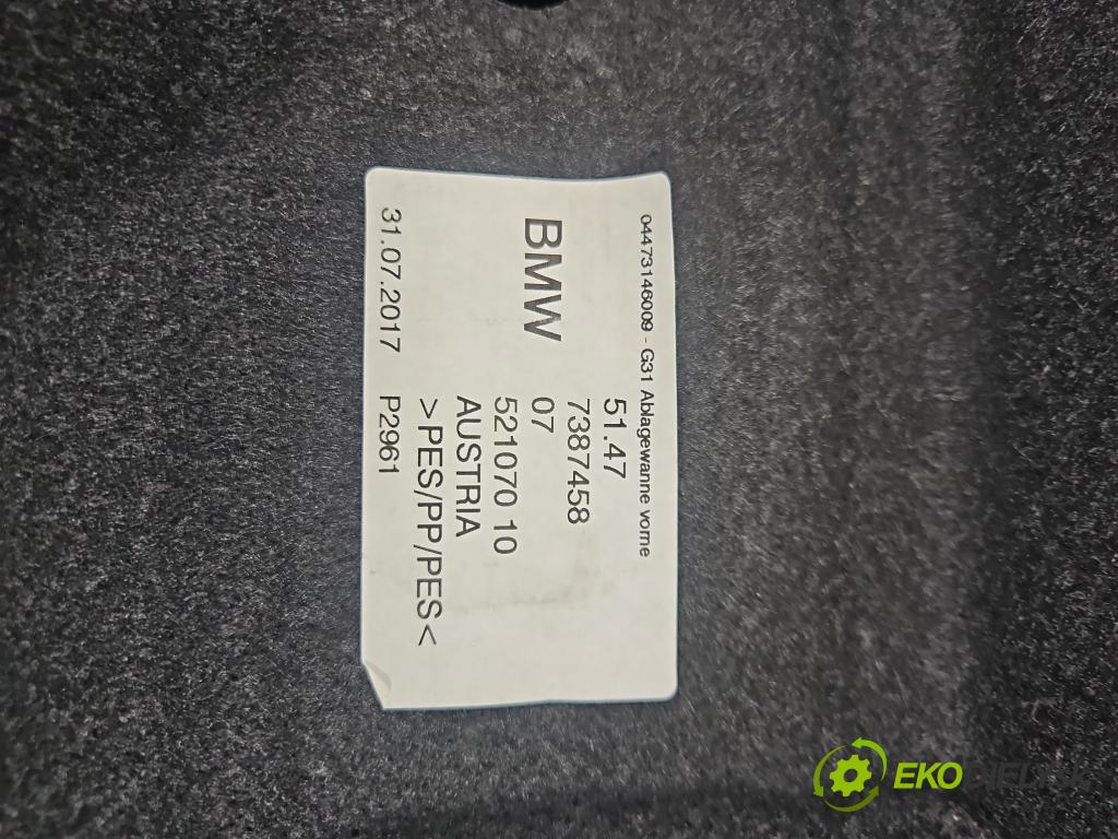 Bmw 5 G30 2017-2024 2.0d 190 hp automatic 140 kW 1995 cm3 5- koberec do auta kufra: 7387458