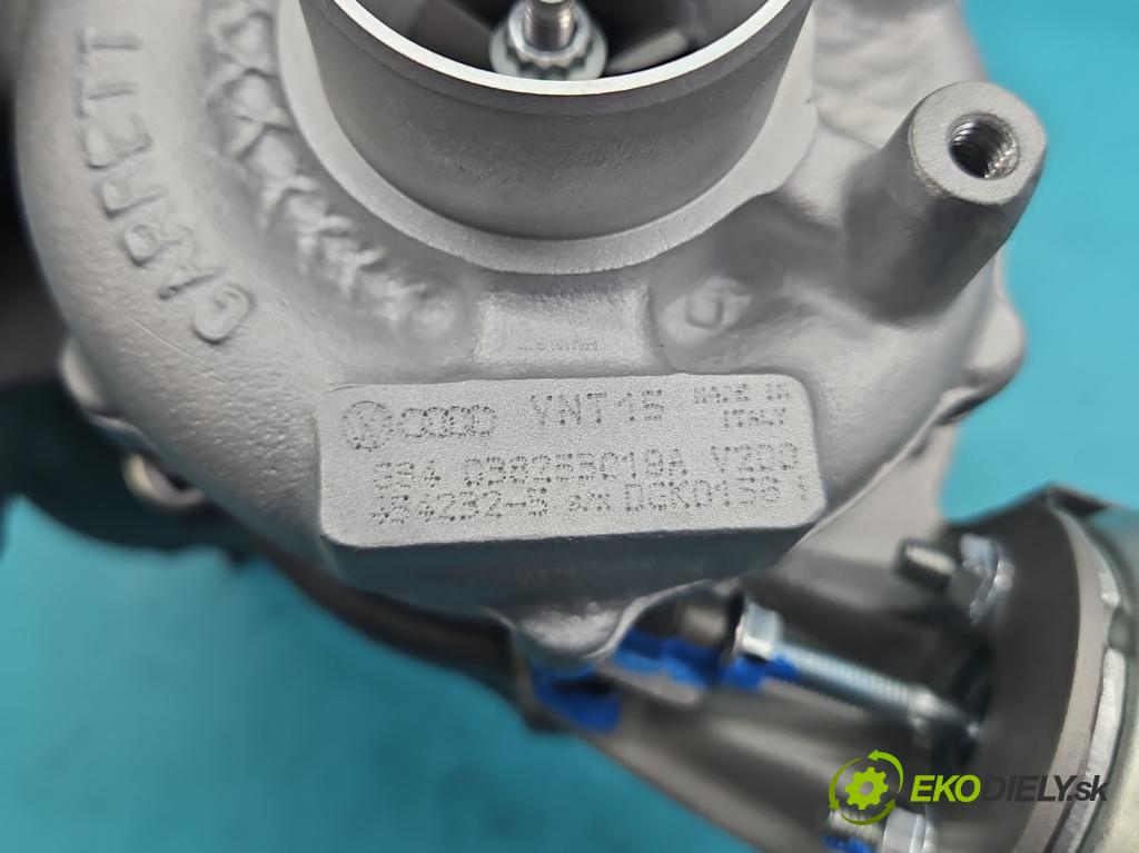 Seat Toledo II 1998-2004 1.9 tdi 110 HP manual 81 kW 1896 cm3 4- turbodúchadlo, turbo repasovaná 454232-5