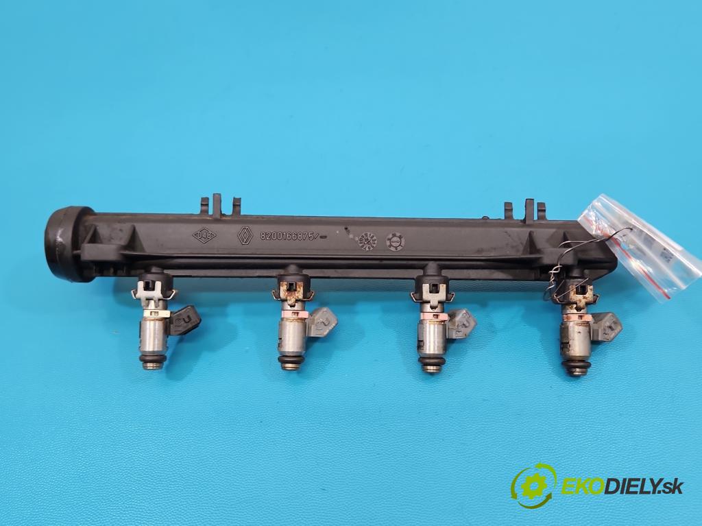 Renault Clio II 1998-2012 1.2 16V 75 hp manual 55 kW 1149 cm3 3- vstřikovač benzín: 8200166875