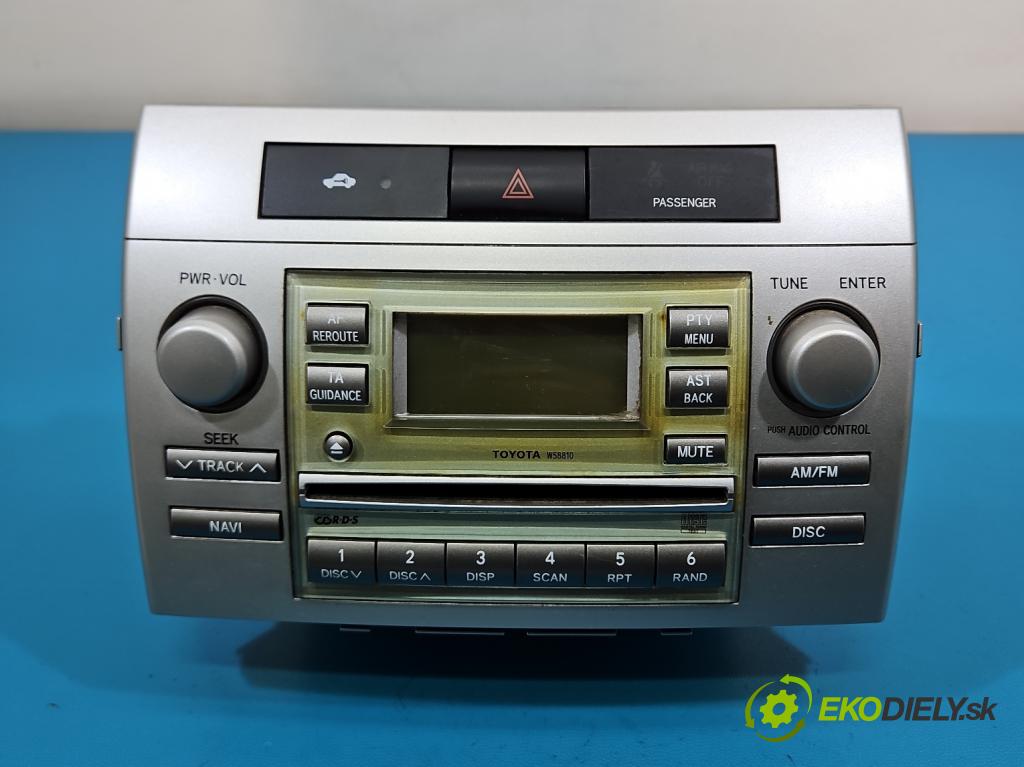 Toyota Corolla Verso II 2004-2009 2.0 D4D 116 HP manual 85 kW 1995 cm3 5- Radio originál 86120-0F010