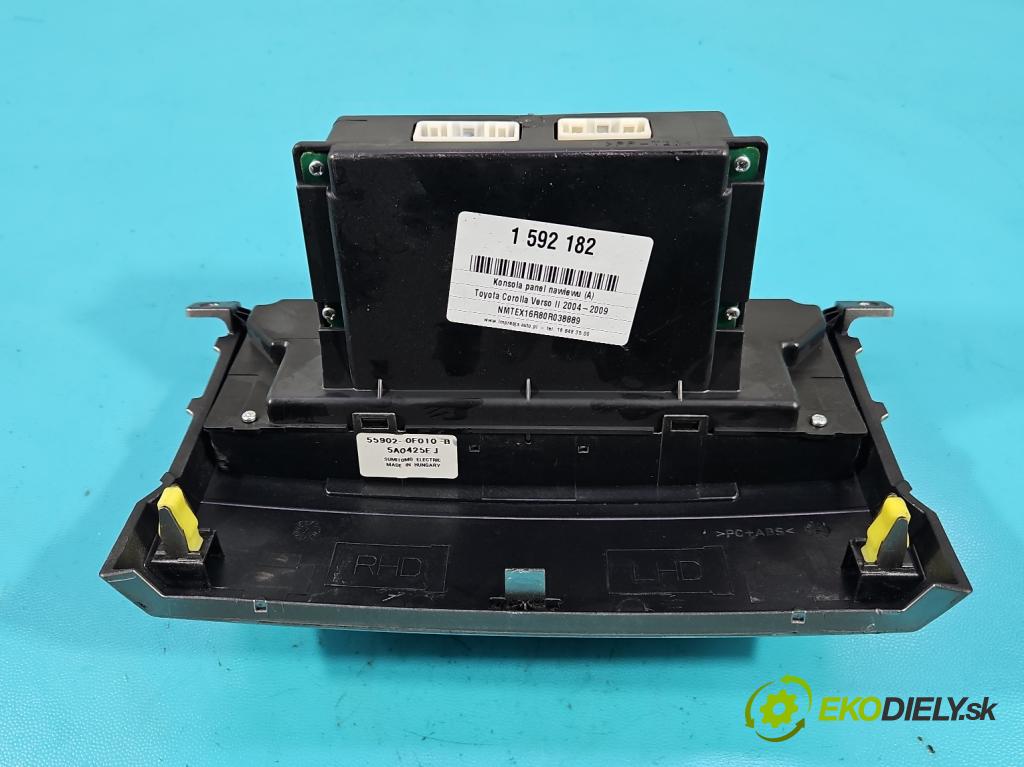 Toyota Corolla Verso II 2004-2009 2.0 D4D 116 HP manual 85 kW 1995 cm3 5- panel kúrenia 55900-0F030