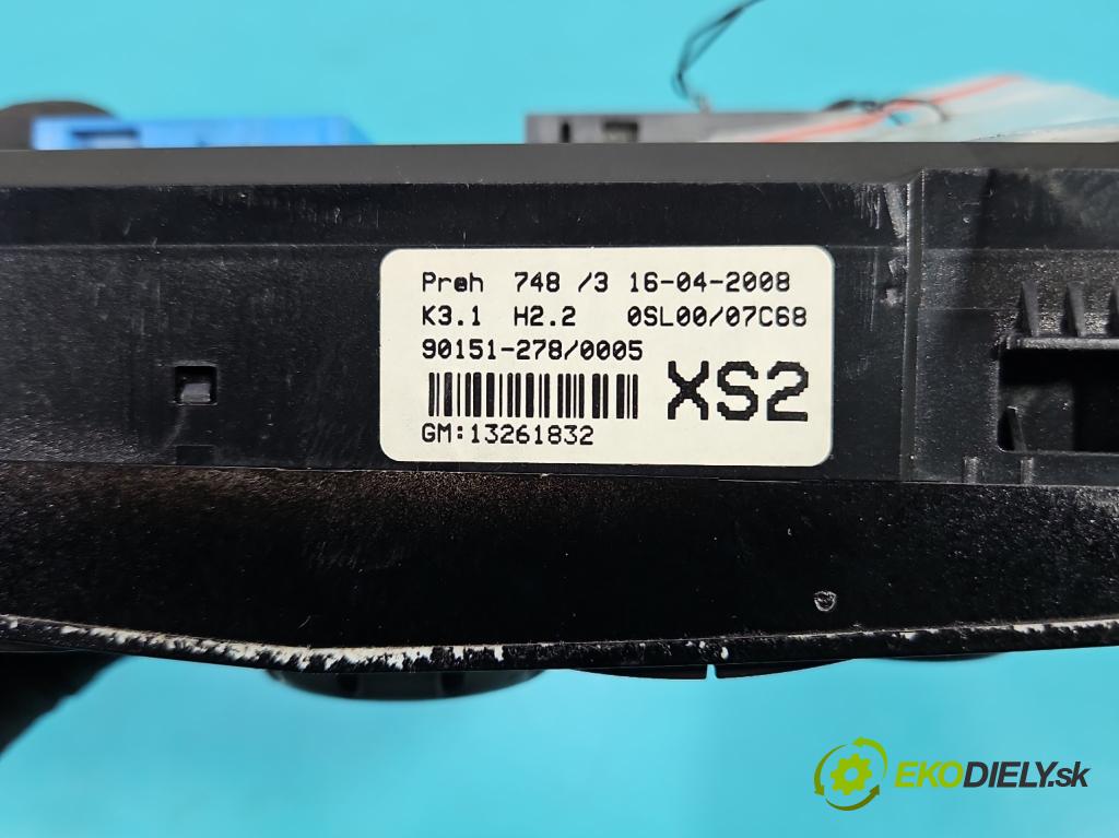 Opel Corsa D 2006-2014 1.4 16V 90 HP manual 66 kW 1364 cm3 3- panel kúrenia 13261832