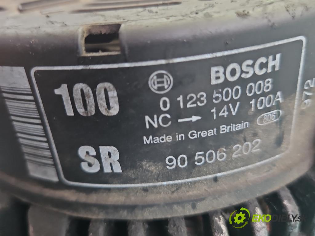 Opel Vectra B 1995-2002 2.0 dti 102 HP manual 75 kW 1995 cm3 4- Alternator 90506202 (Alternátor)