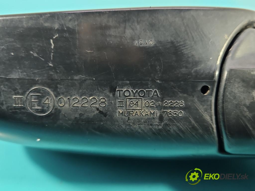 Toyota Rav4 II 2000-2005 2.0 D4D 1CDFTV 116 HP manual 85 kW 1995 cm3 5- zrkadlo ľavé  (Kľučka dverí ostatné)