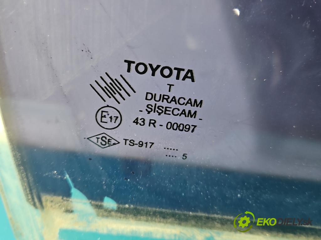 Toyota Corolla Verso II 2004-2009 2.0 D4D 116 HP manual 85 kW 1995 cm3 5- sklo dvere zadné pravé