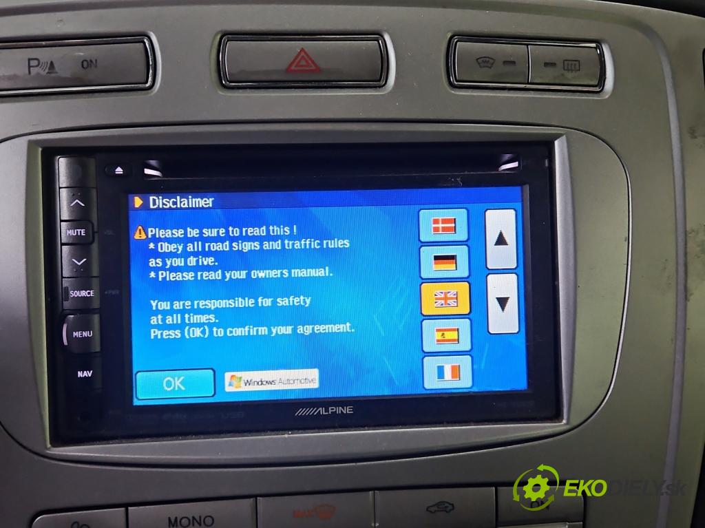 Ford Mondeo Mk4 2007-2014 2.0 EcoBoost: 203KM automatic 149 kW 1999 cm3 5- Radio INE-S900R