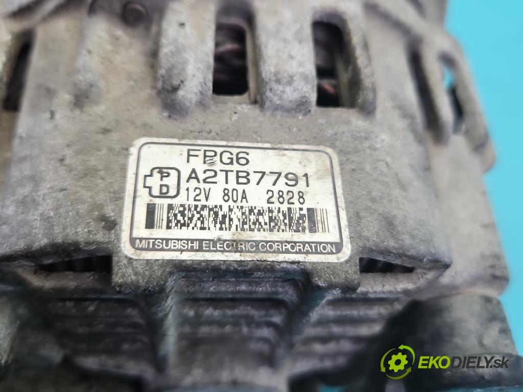 Mazda Premacy 1.8 16V 101 HP manual 74 kW 1840 cm3 5- Alternator A2TB7791 (Alternátor)