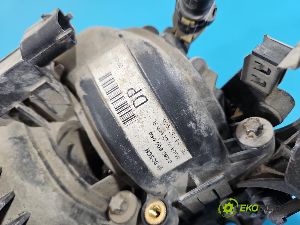 Opel Corsa D 2006-2014 1.4 16V 90 HP manual 66 kW 1364 cm3 3- zvod nasávací 0280600064 (Sacie potrubie)