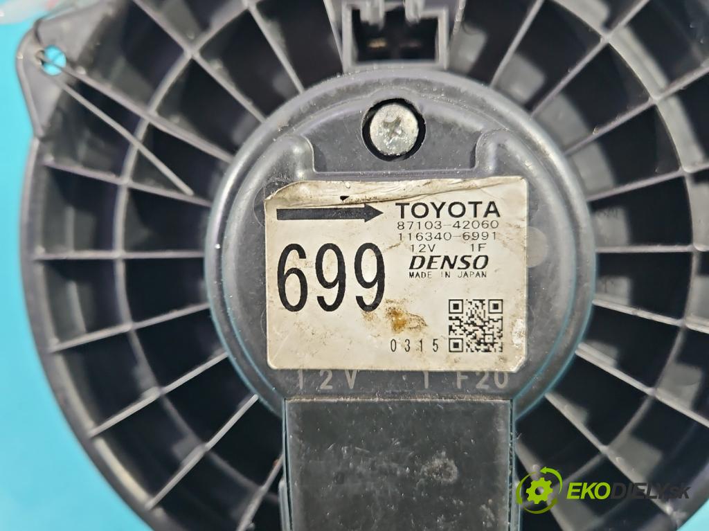 Toyota Rav4 II 2000-2005 2.0 D4D 1CDFTV 116 HP manual 85 kW 1995 cm3 5- ventilátor vzduchu 87103-42060