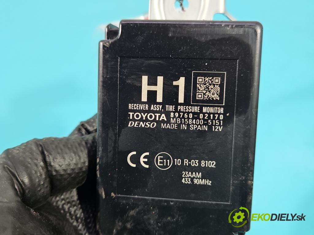 Toyota Corolla E16/E18  2013-2019 1.3 16V 99 HP manual 73 kW 1329 cm3 4- riadiaca jednotka ostatné 89760-02170