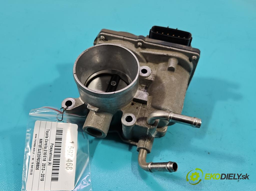 Toyota Corolla E16/E18  2013-2019 1.3 16V 99 hp manual 73 kW 1329 cm3 4- škrticí klapka 22030-47010 (Škrticí klapka)