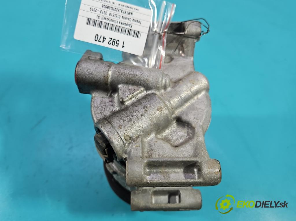 Toyota Corolla E16/E18  2013-2019 1.3 16V 99 HP manual 73 kW 1329 cm3 4- Kompresor: klimatizácie 447280-6590 (Kompresor klimatizácie)