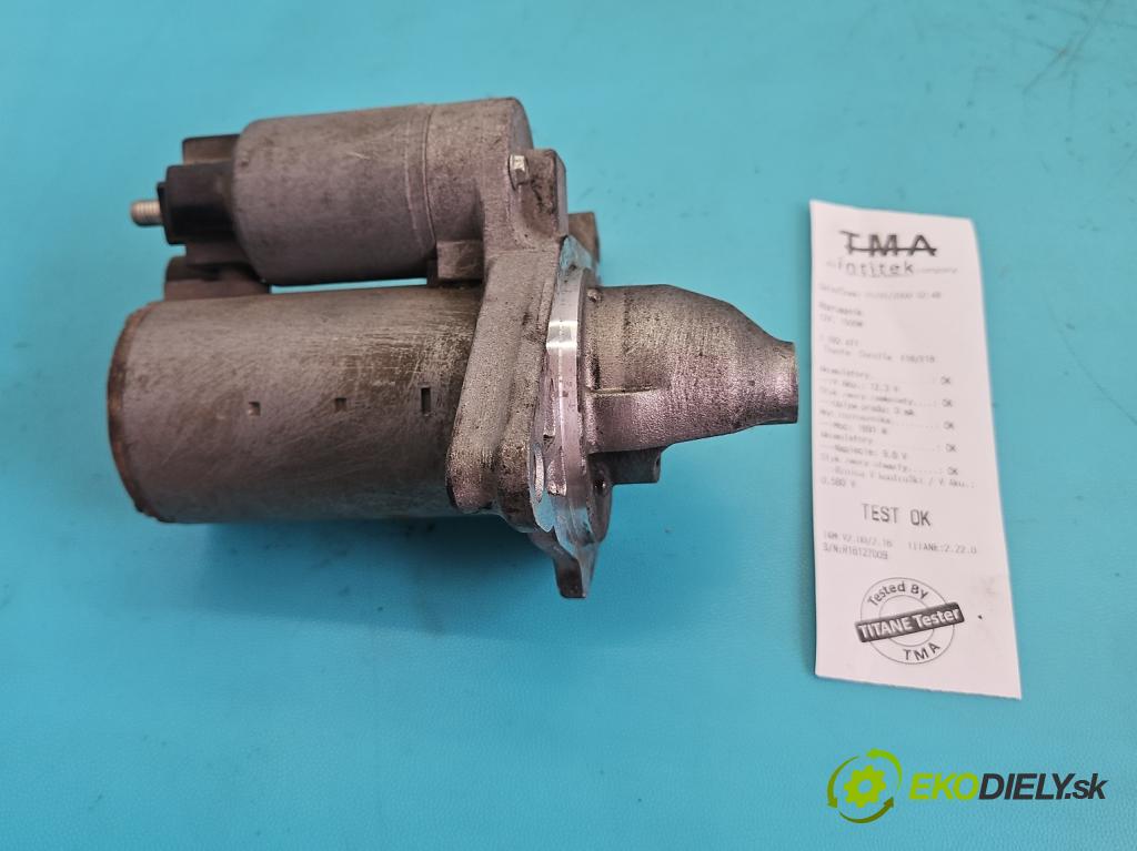 Toyota Corolla E16/E18  2013-2019 1.3 16V 99 HP manual 73 kW 1329 cm3 4- štartér 28100-0Y101 (Štartér)