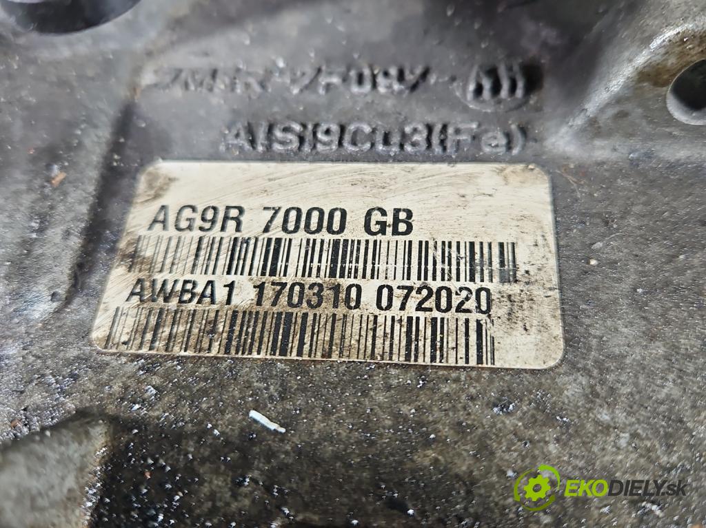 Ford Mondeo Mk4 2007-2014 2.0 EcoBoost: 203KM automatic 149 kW 1999 cm3 5- prevodovka stupeň,rýchlosť automat AG9R7000GB
