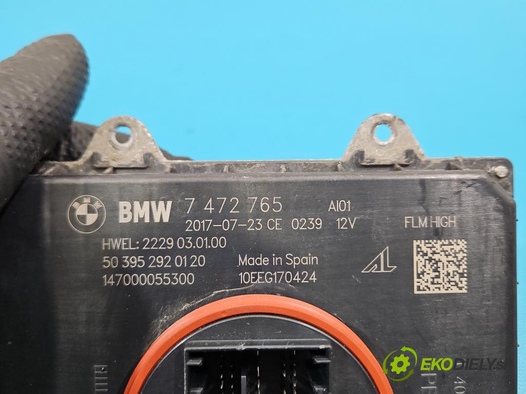 Bmw 5 G30 2017-2024 2.0d 190 HP automatic 140 kW 1995 cm3 5- modul lampy: 7472765