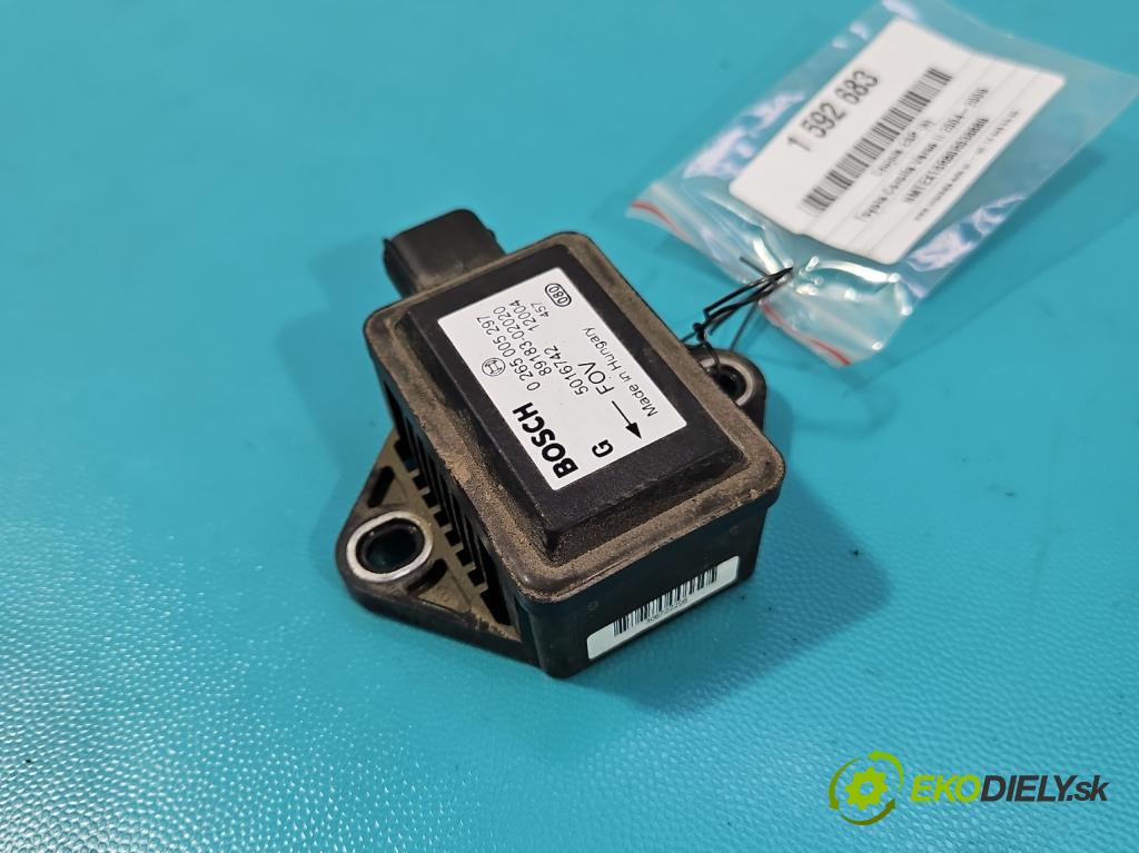 Toyota Corolla Verso II 2004-2009 2.0 D4D 116 HP manual 85 kW 1995 cm3 5- snímač ESP 0265005297