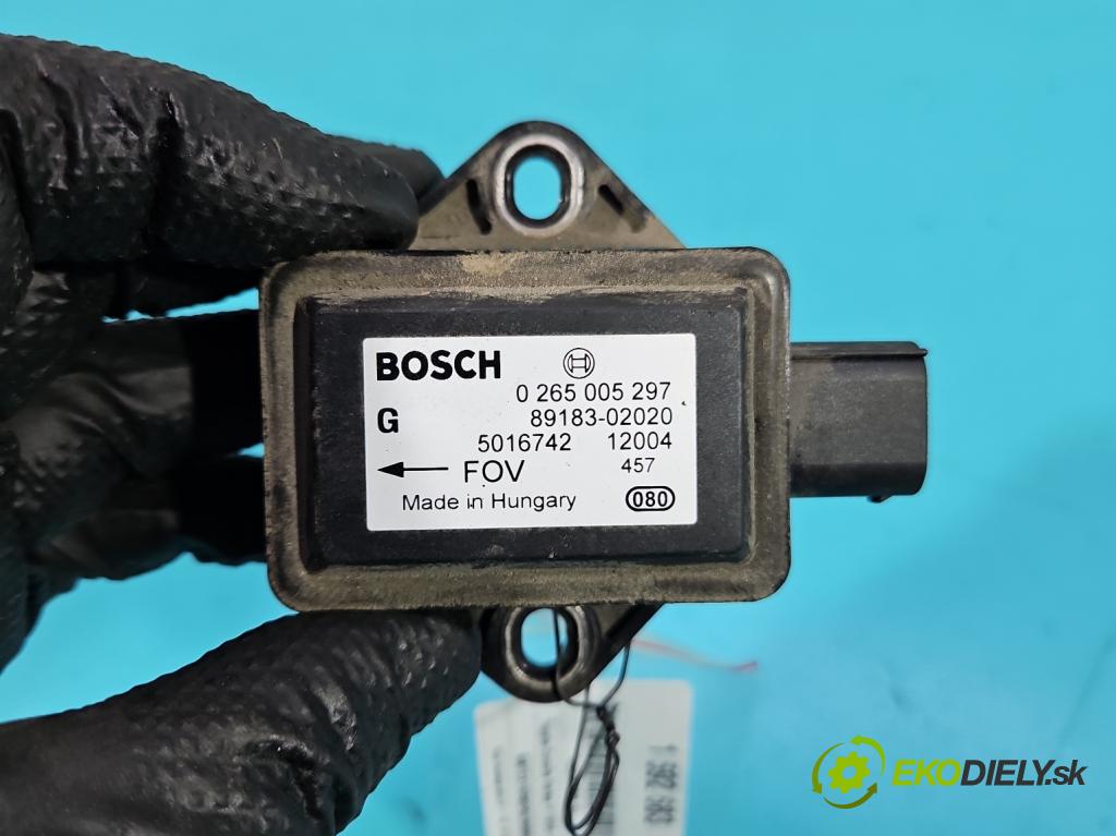 Toyota Corolla Verso II 2004-2009 2.0 D4D 116 HP manual 85 kW 1995 cm3 5- snímač ESP 0265005297