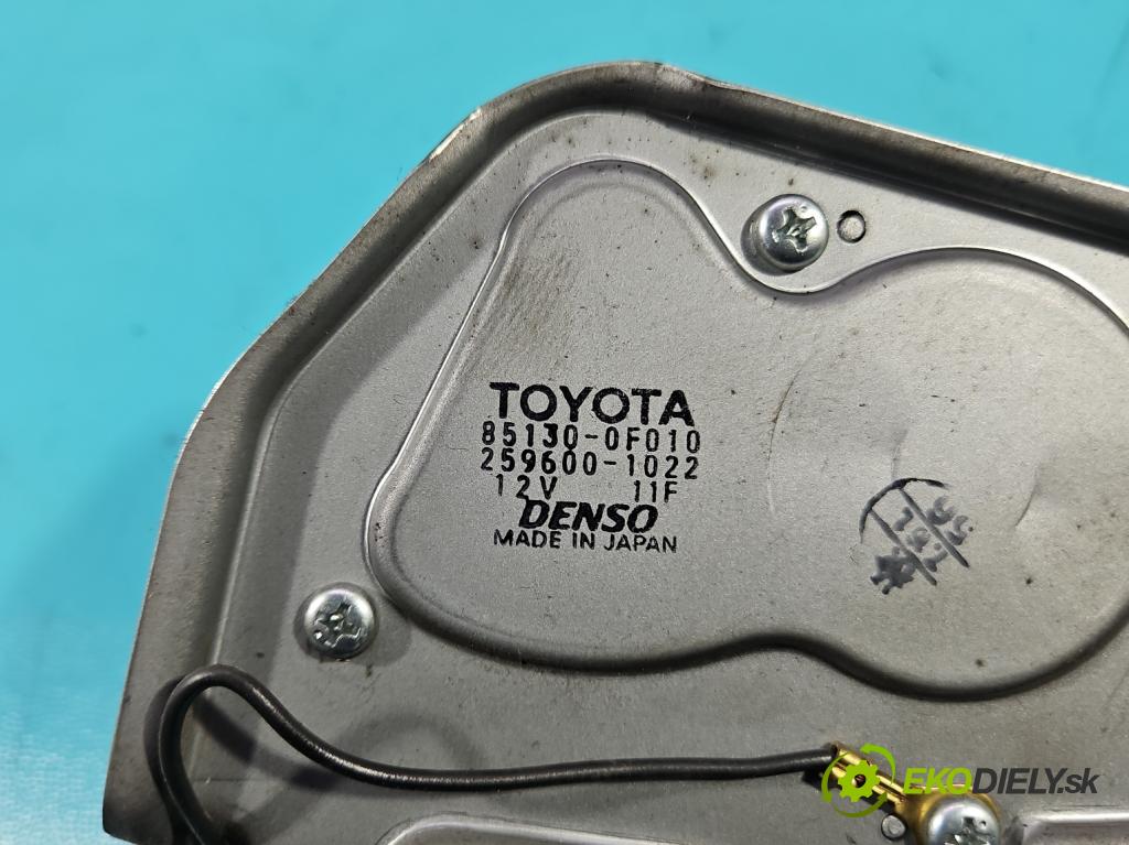 Toyota Corolla Verso II 2004-2009 2.0 D4D 116 HP manual 85 kW 1995 cm3 5- motor stieračov zadné 85130-0F010