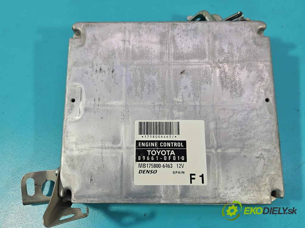 Toyota Corolla Verso II 2004-2009 2.0 D4D 116 HP manual 85 kW 1995 cm3 5- riadiaca jednotka motora 89661-0F010