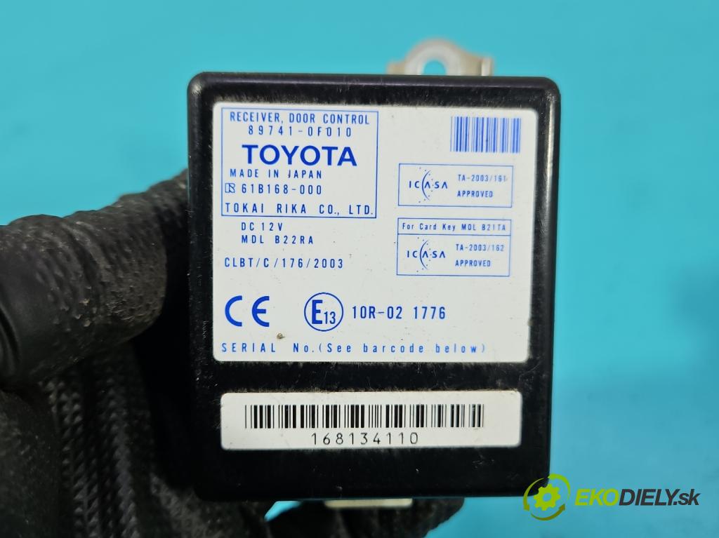 Toyota Corolla Verso II 2004-2009 2.0 D4D 116 HP manual 85 kW 1995 cm3 5- riadiaca jednotka motora 89661-0F010
