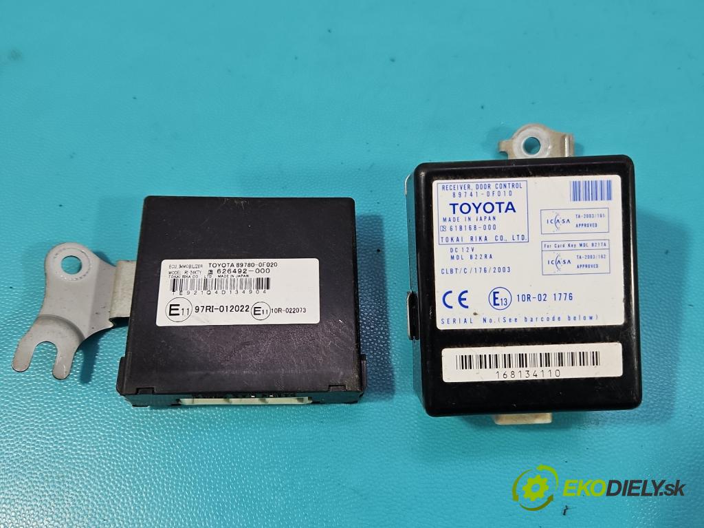 Toyota Corolla Verso II 2004-2009 2.0 D4D 116 HP manual 85 kW 1995 cm3 5- riadiaca jednotka motora 89661-0F010