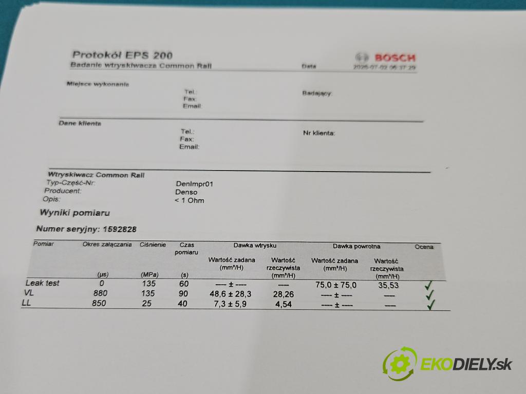 Toyota Rav4 II 2000-2005 2.0 D4D 1CDFTV 116 HP manual 85 kW 1995 cm3 5- vstrek diesel: 23670-27030