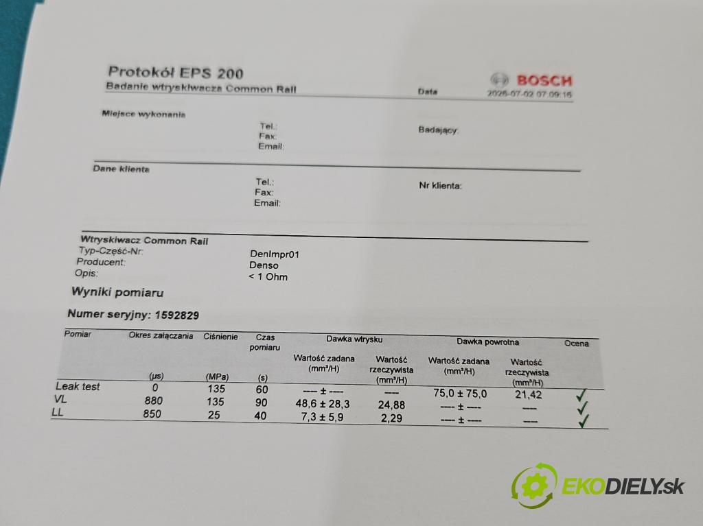 Toyota Rav4 II 2000-2005 2.0 D4D 1CDFTV 116 HP manual 85 kW 1995 cm3 5- vstrek diesel: 23670-27030
