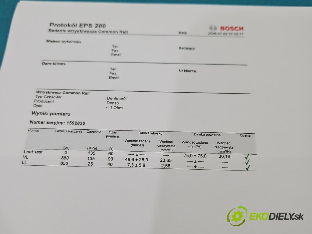Toyota Rav4 II 2000-2005 2.0 D4D 1CDFTV 116 HP manual 85 kW 1995 cm3 5- vstrek diesel: 23670-27030