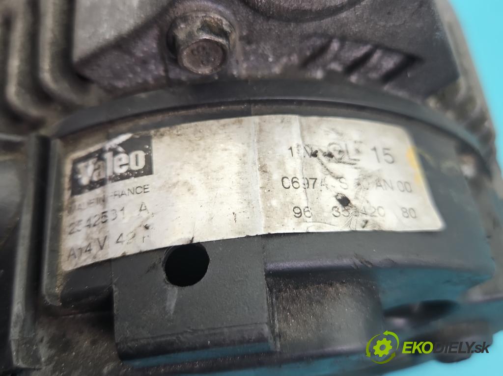 Peugeot Partner I 1996-2008 2.0 hdi 90 HP manual 66 kW 1997 cm3 5- Alternator 9635342080 (Alternátor)