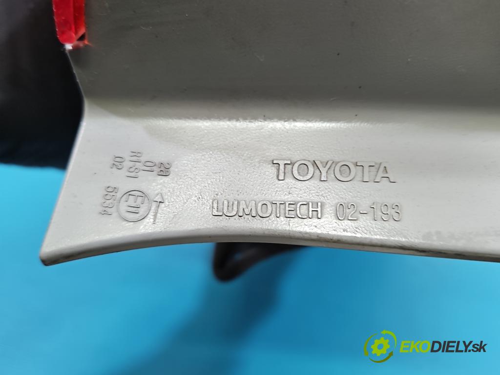 Toyota Corolla E15 2007-2014 1.6 vvti 132 hp manual 97 kW 1598 cm3 4- světlo zadní levé blatník: