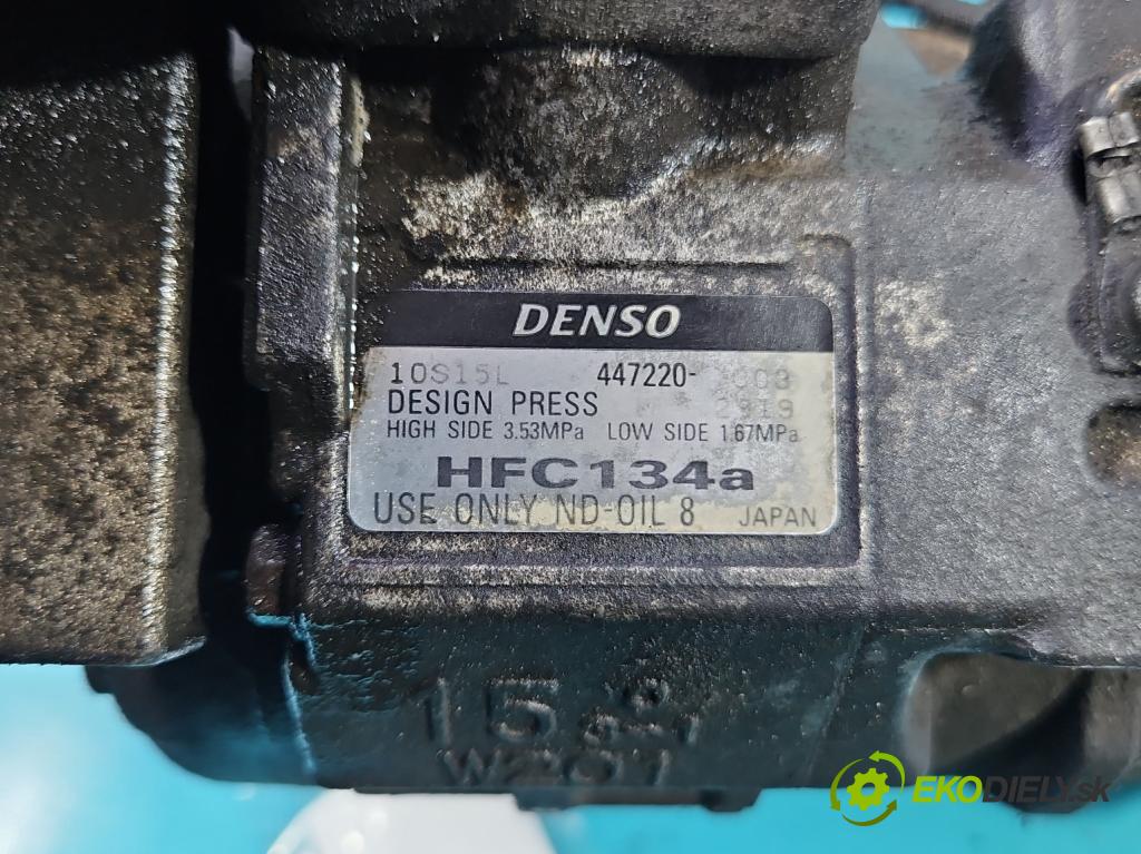 Toyota Rav4 II 2000-2005 2.0 D4D 1CDFTV 116 hp manual 85 kW 1995 cm3 5- Kompresor: klíma 447220-4003 (Kompresor klimatizace)